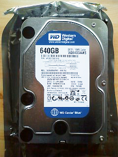 Western Digital WD6400AAKS（3.5inch 640GB/SATA II）
